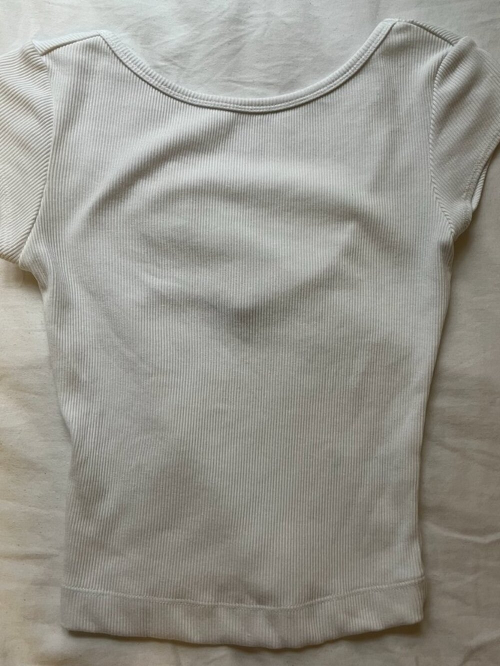 Dynamite White Backless Top